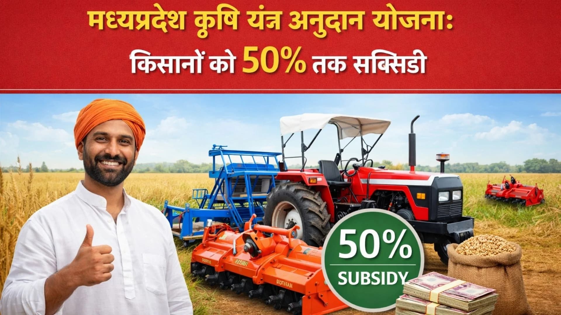 मध्यप्रदेश कृषि यंत्र अनुदान योजना | MP Krishi Yantra Subsidy